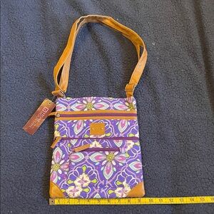 NWT Stone Mountain Lockport quilted crossbody bag